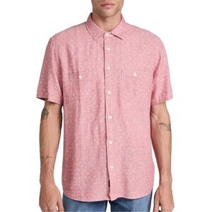 Faherty Island Workshirt - Red Native Micro